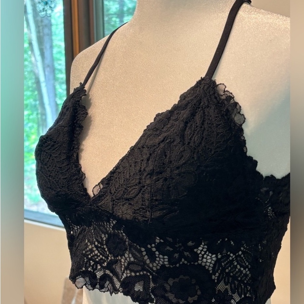 Elegant Black Lace Bralette
